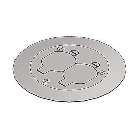 Abb FLUSH COVER, ALUMINUM FPTCACP-AL